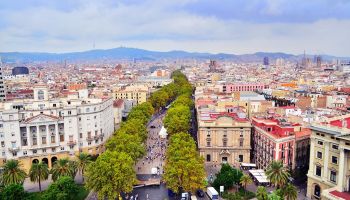 Vue aerienne du Raval